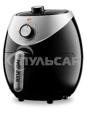 Аэрогриль Hyundai HYF-3456 1500Вт черный/серебристый