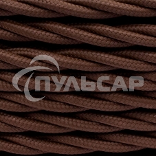 Провод ретро Bironi B1-434-72-50 3х1.5 матовый коричневый (уп. 50 м)