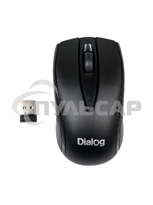 Мышь беспроводная Dialog Comfort MROC-17U черный, 1200 dpi, радиоканал, USB, кнопки - 3