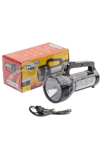 Фонарь светодиодный Трофи PA-504 прожекторный аккумуляторный со встроенным светильником