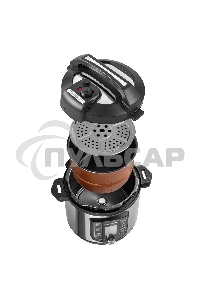 Скороварка-мультиварка электрическая Endever Vita-131, черный/стальной, мощность 1200 Вт, емкость 6л, 38 авторежимов работы, книга рецептов, 2 шт/уп.