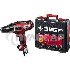 Дрель-шуруповерт ЗУБР ДШ-М3-500-2 К, Сетевая, 500 Вт, Кейс