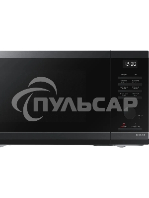 Микроволновая печь Samsung MS23DG4504AGBW черная сталь, 23 л, 800 Вт, переключатели - кнопки/поворотный механизм