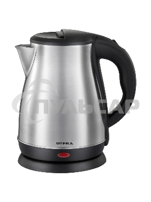 Чайник электрический SUPRA KES-1822 1.8л. 1500Вт серебристый/черный корпус: металл