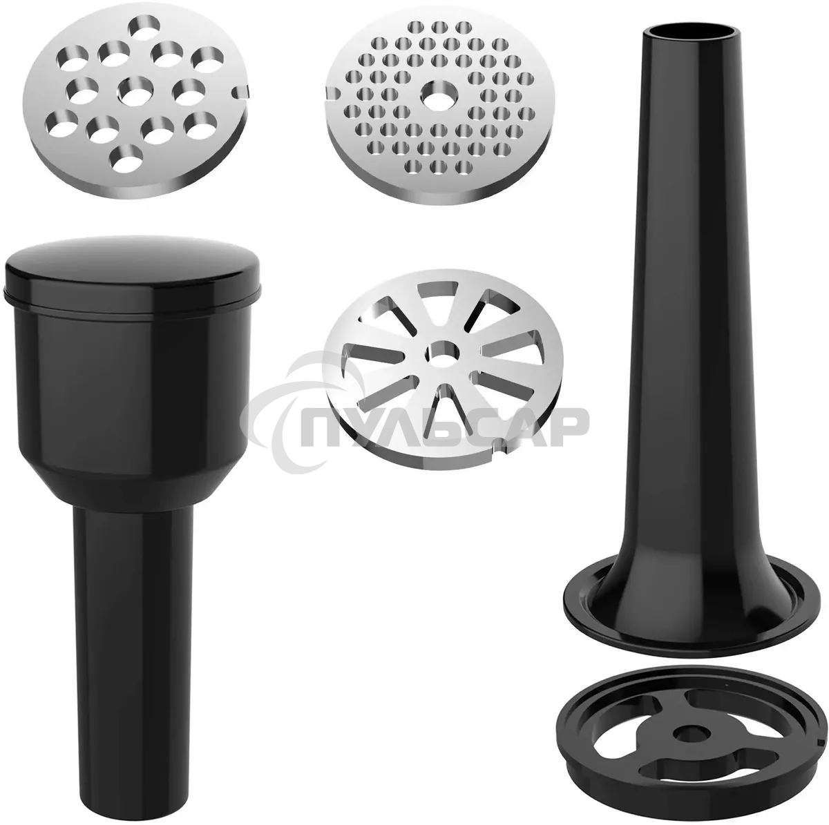 Мясорубка электрическая Rondell RDE-1456 3000Вт черный