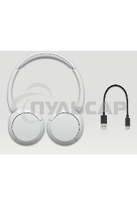Гарнитура SONY Bluetooth WH-CH520WZ белый