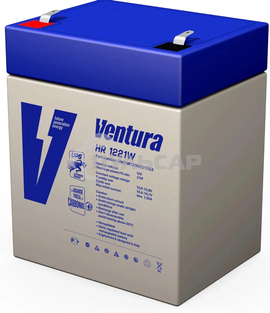 Батарея Ventura HR1221W 12V 5Ah