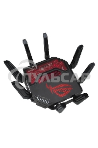 Маршрутизатор ASUS GT-BE19000, черный/красный, 90IG0850-MO9A0V