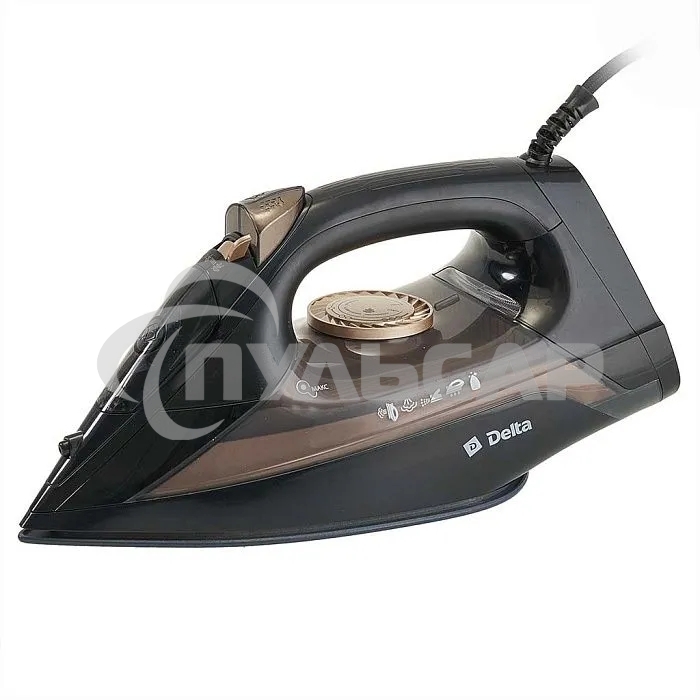 Утюг DELTA DL-152 черный с золотым