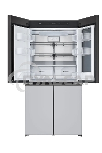 Холодильник LG GR-A24FQAKM серый трехкамерный 382/145л морозилка снизу, No Frost, Side by Side