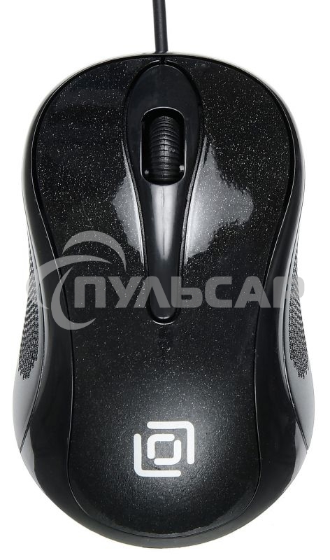 Мышь проводная Oklick 385M черный, 1000 dpi, USB, кнопки - 3
