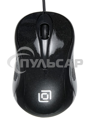 Мышь проводная Oklick 385M черный, 1000 dpi, USB, кнопки - 3