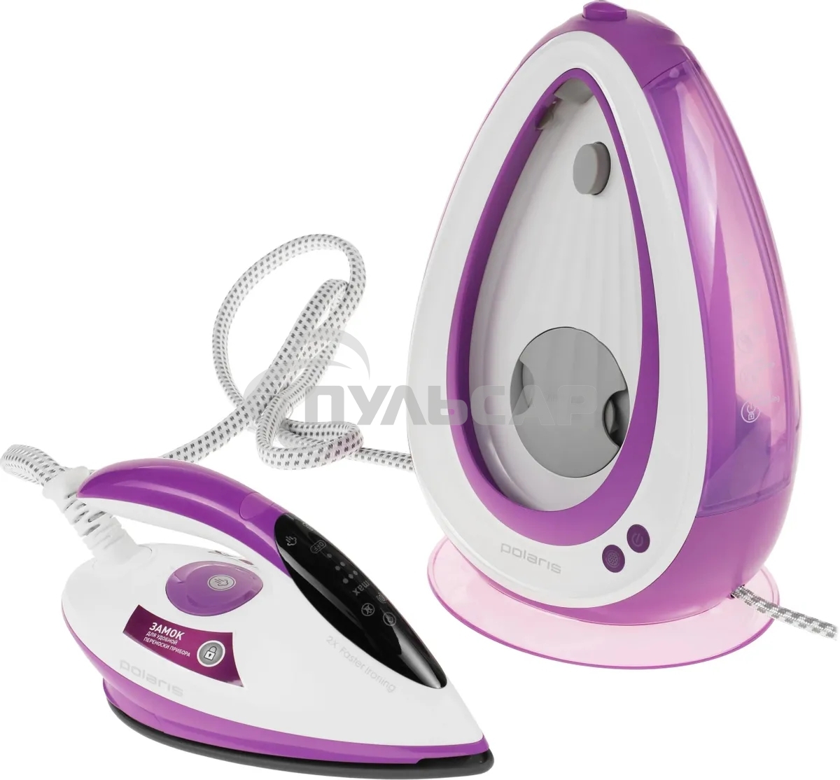 Парогенератор Polaris PSS 6540K 2400Вт белый/лиловый