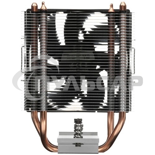 Кулер для процессора PCCooler R200 S115X/1200/1700/AM4/AM5 (TDP 110W, 90мм Non LED Fan, 2 тепловые трубки 6мм, 2200RPM, 28,3dBa)