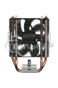 Кулер для процессора PCCooler R200 S115X/1200/1700/AM4/AM5 (TDP 110W, 90мм Non LED Fan, 2 тепловые трубки 6мм, 2200RPM, 28,3dBa)