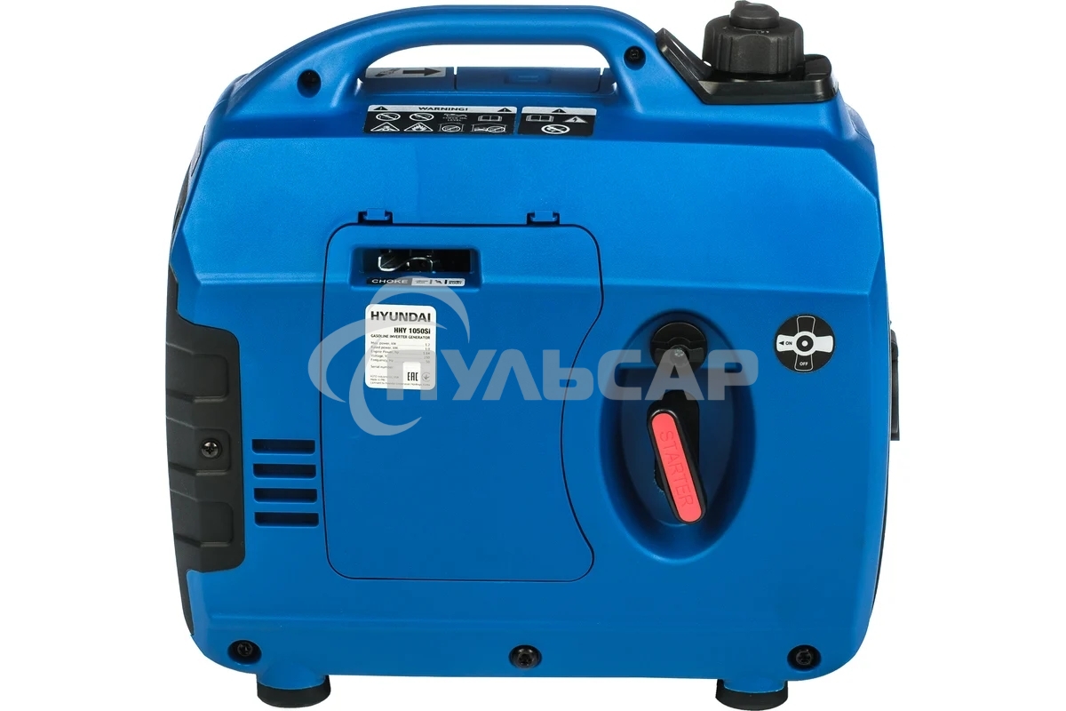 Электрогенератор бензиновый инверторный Hyundai HHY 1050Si, 1.2 кВт, 59 дБ, 12 кг