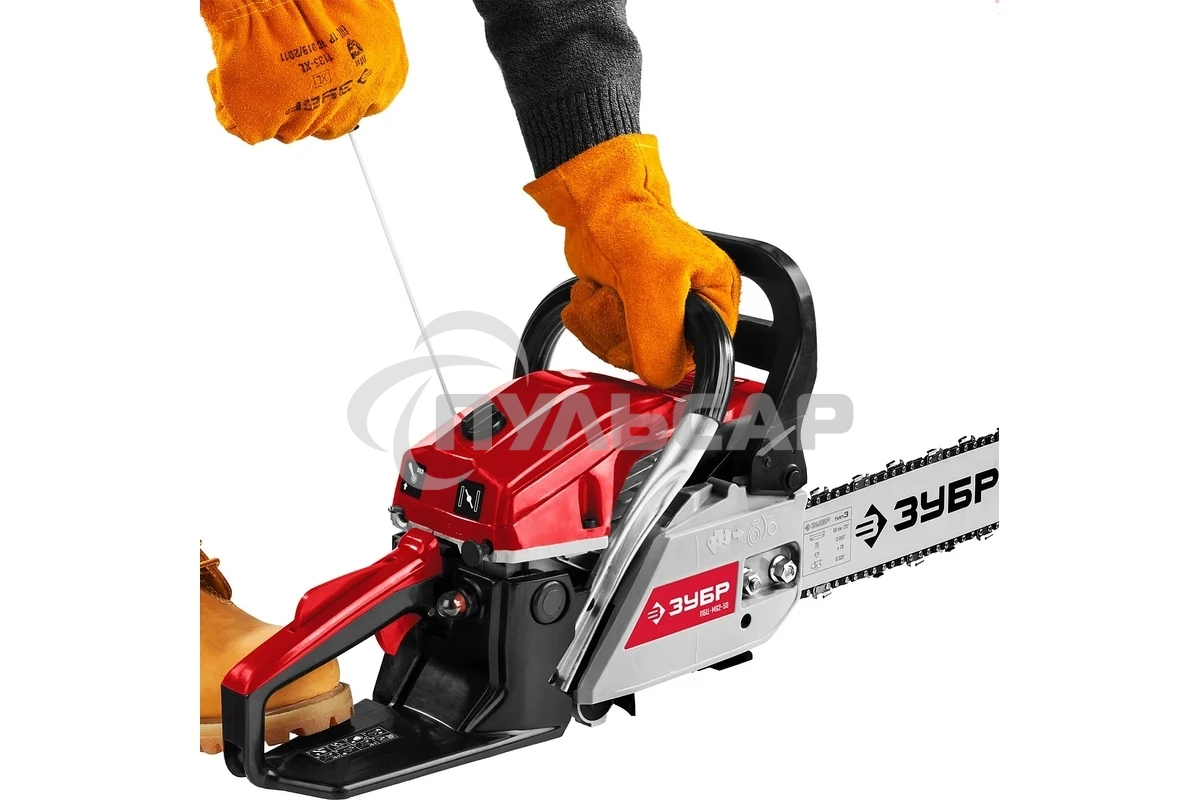 Бензопила ЗУБР ПБЦ-М62-50, 62 см3, шина 50 см