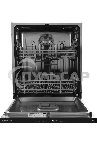 Встраиваемая посудомоечная машина Hyundai HBD 642, нержавеющая сталь, 59.8 см, 13 компл., 49 дБ, класс A++