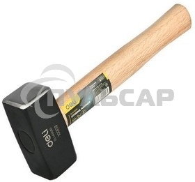 Кувалда Deli DL448010 1000 гр, деревянная рукоять