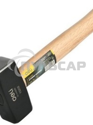 Кувалда Deli DL448010 1000 гр, деревянная рукоять