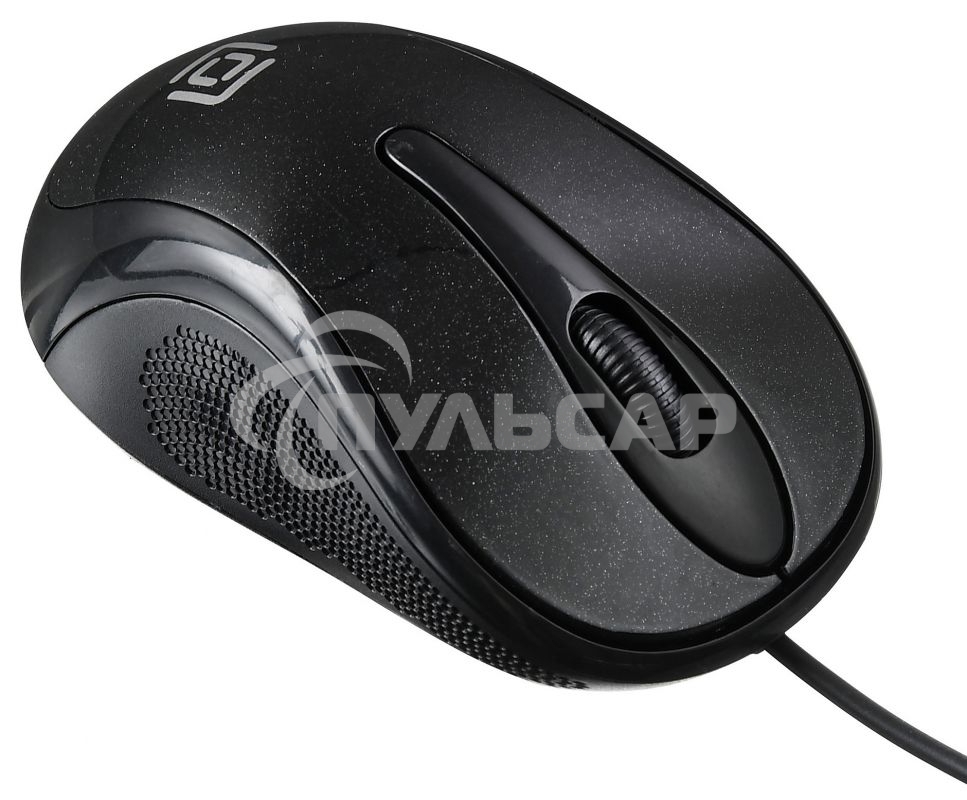 Мышь проводная Oklick 385M черный, 1000 dpi, USB, кнопки - 3