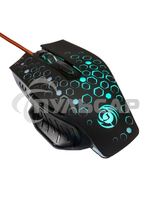 Мышь проводная Dialog Gan-Kata MGK-11U черный, 2400 dpi, USB, кнопки - 6