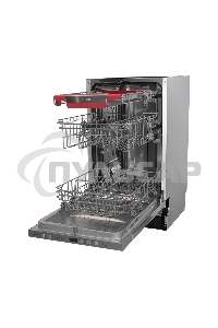 Встраиваемая посудомоечная машина LEX PM 4573 B, нержавеющая сталь, 44.8 см, 11 компл., 44 дБ, класс A+++