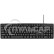 Клавиатура проводная CBR KB 100, USB, черный