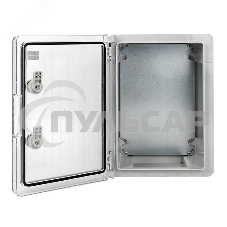 Бокс пластиковый с монтажной платой прозрачная дверь EKF PROxima PBT65MP003 400х300х170 мм IP65