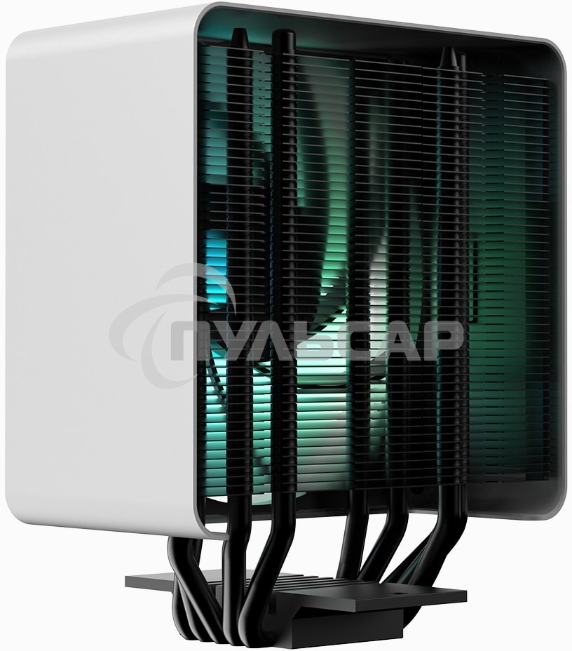 Кулер для процессора Aerocool / Formula APNX AP1-V ARGB белый, 120 мм, алюминий, 1800 об/мин, 32.8 дБ, 4 pin, 245 Вт, 157 мм