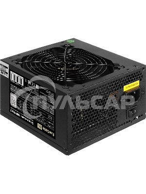 Блок питания ExeGate 400PPH-LT-OEM, 400W, 80 PLUS, (ATX, APFC, SC, КПД 82% (80 PLUS), 12cm fan, 24pin, (4+4)pin, PCI-E, 3xSATA, 3xIDE, черный, кабель 220V 1,8м с защитой от выдергивания, RTL)