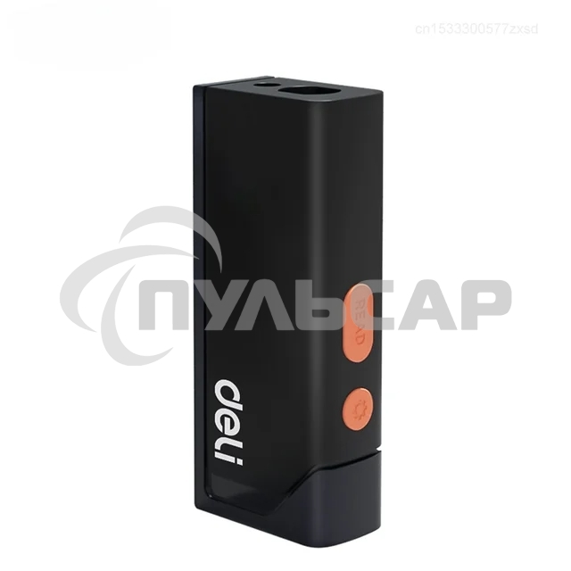 Лазерный дальномер Deli DL331140 Home Series черный диапазон измерений 0,05~40м, точность измерения ±3мм, 370 мА·ч, OLED дисплей, Type-C, вес 48 грамм, эксклюзивный дизайн