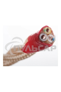 Провод ретро Bironi B1-435-719-50 3х2.5 матовый песочное золото (уп. 50 м)