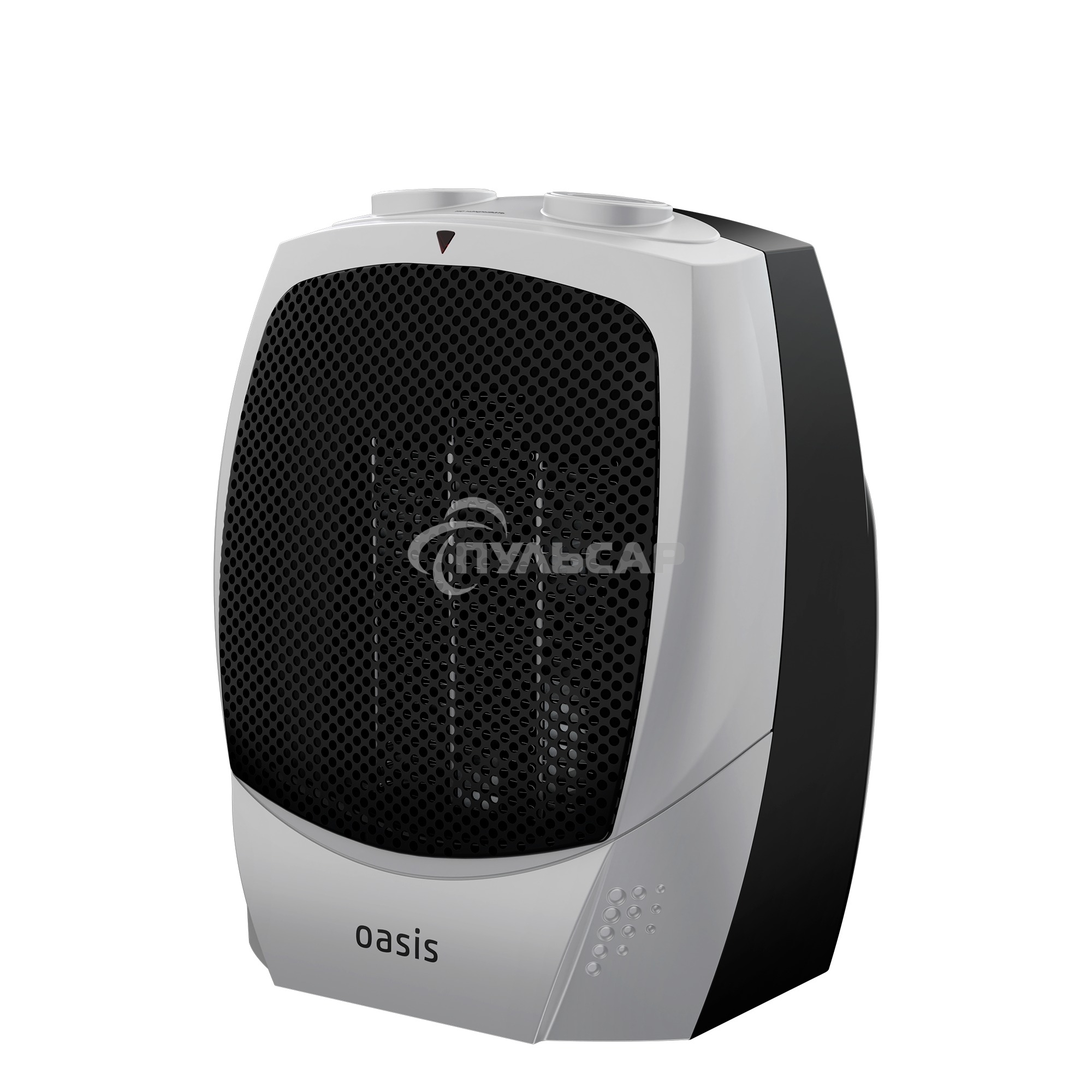 Тепловентилятор Oasis КS-15 черный/серый