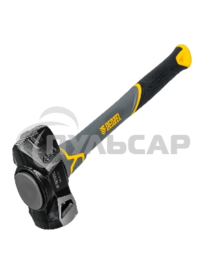 Кувалда с клиновидным бойком Denzel 1,8 кг, фибергласовая рукоятка c TPR