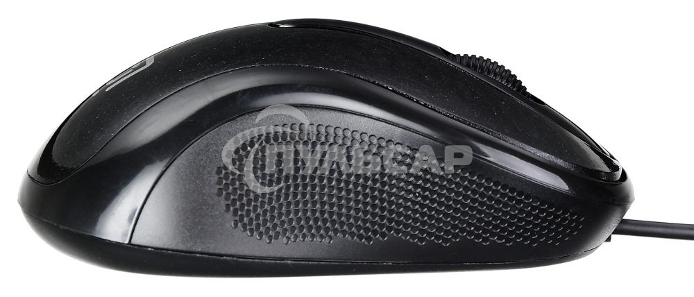 Мышь проводная Oklick 385M черный, 1000 dpi, USB, кнопки - 3