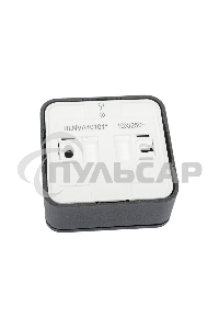 Выключатель 1-кл. ОП BLANCA (сх.1) 10А 250В изол. пласт. антрацит SchE BLNVA101016