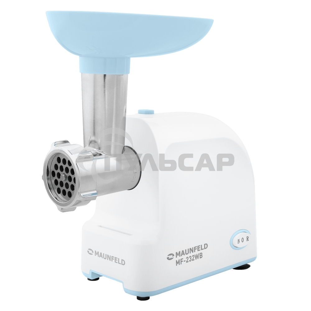 Мясорубка электрическая Maunfeld MF-232WB 1340 Вт, голубой