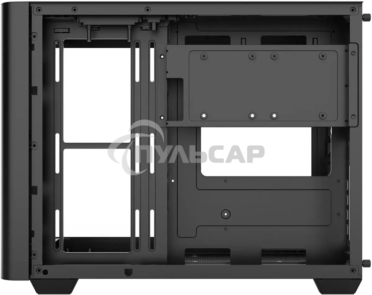 Компьютерный корпус Bloody BD-CC112 черный без БП mATX 9x120мм 2xUSB 3.0 audio bott PSU