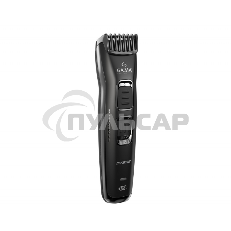 Триммер для стрижки GT552 BLACK TITANIUM - HF GA.MA черный