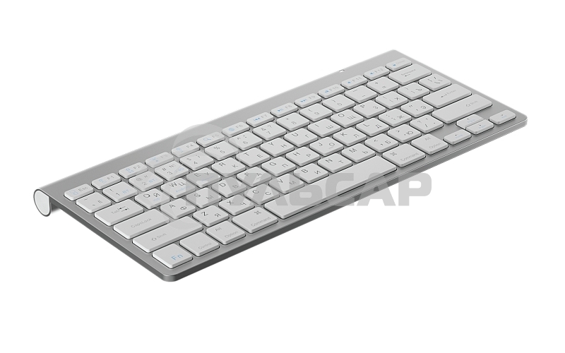 Клавиатура беспроводная OLMIO WK-15 белая, Bluetooth, компактная мультимедийная