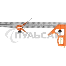 Угольник, 300 мм, металлический, комбинированный Sparta