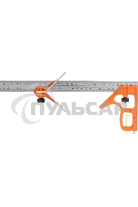 Угольник, 300 мм, металлический, комбинированный Sparta