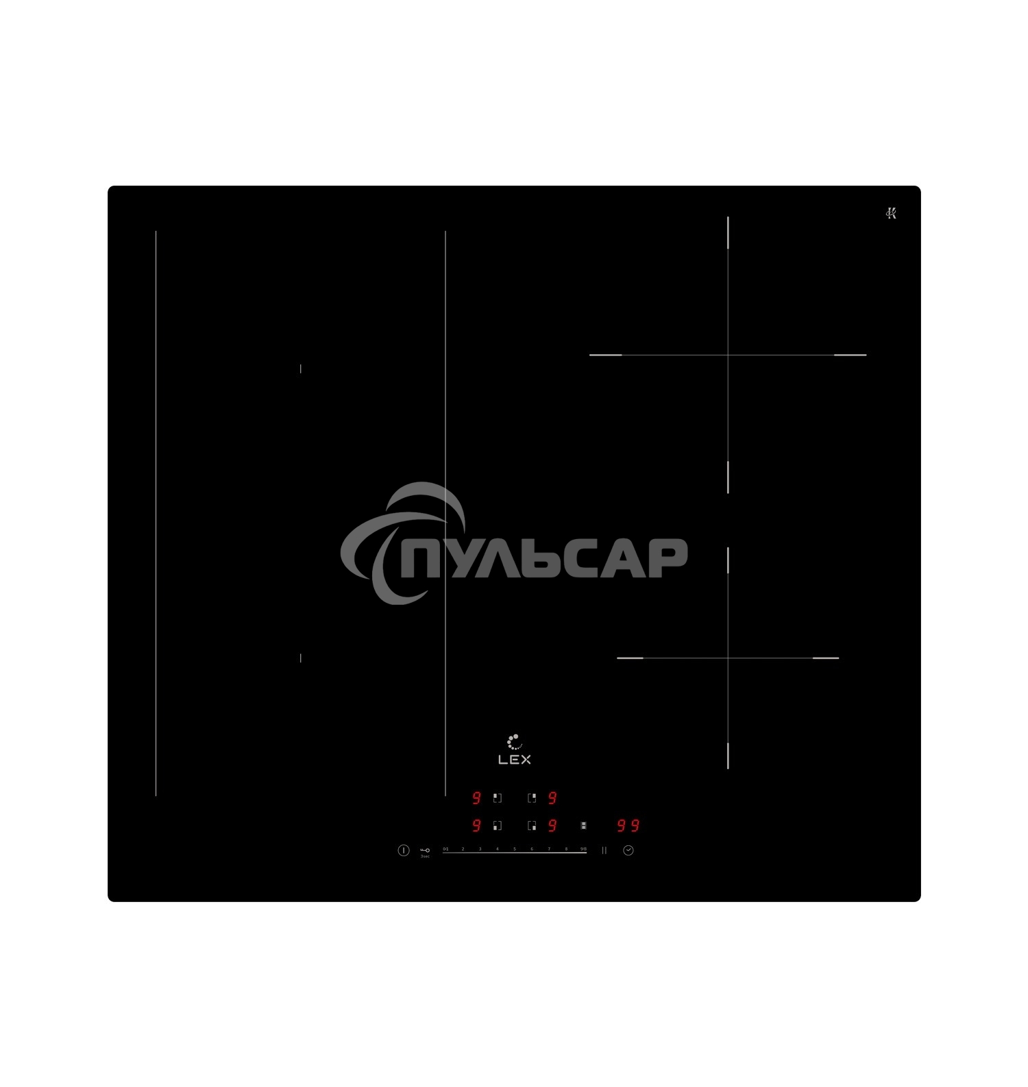 Индукционная варочная панель LEX EVI 641A BL