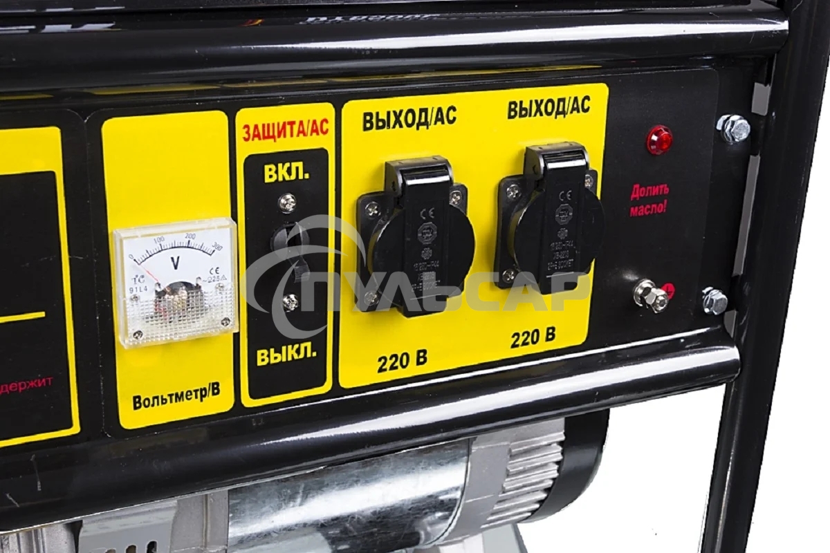 Электрогенератор бензиновый Huter DY6500L, 5.5 кВт, 71 дБ, 74.5 кг