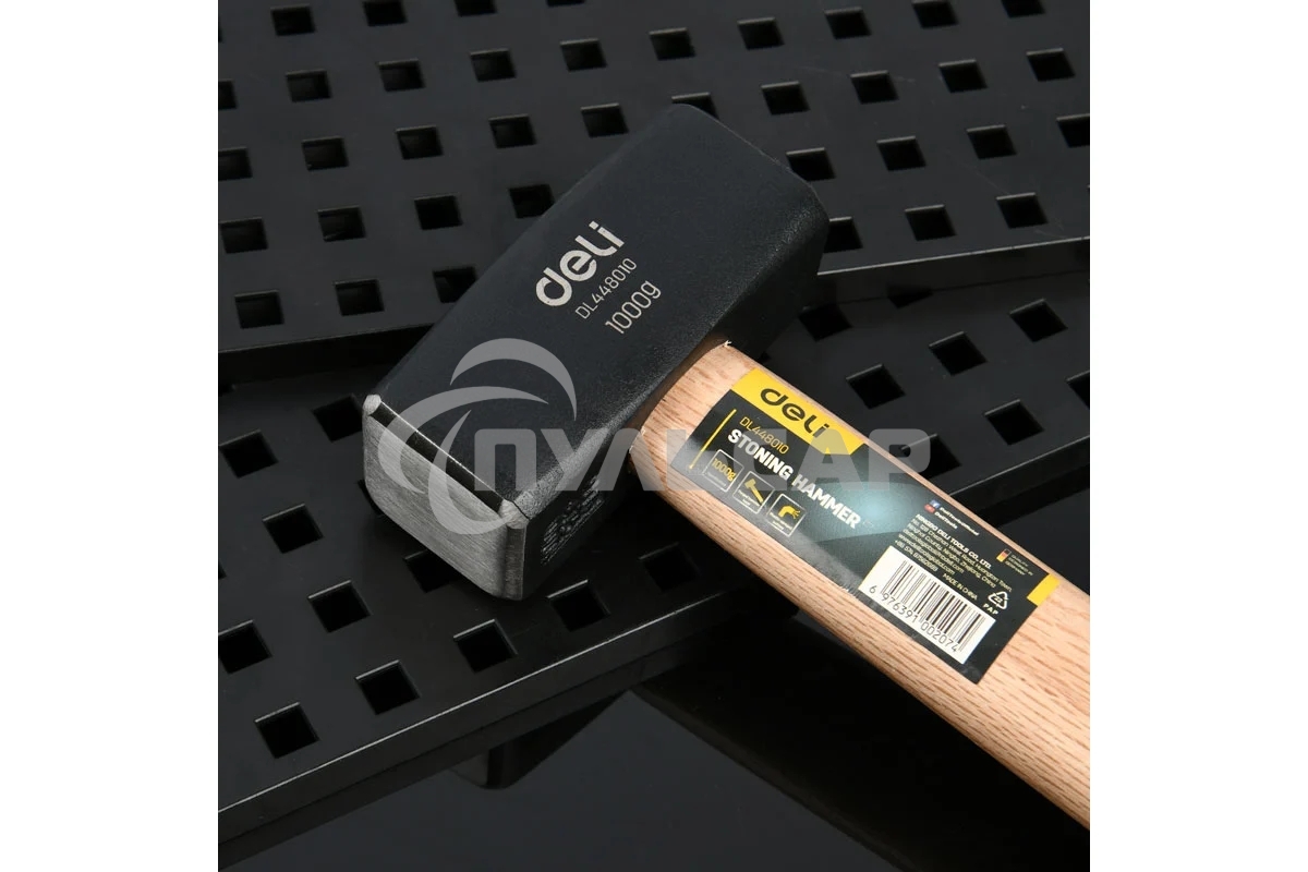 Кувалда Deli DL448010 1000 гр, деревянная рукоять