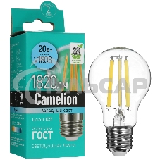 Лампа светодиодная Camelion LED20-A60-FL/845/E27 20Вт 220В