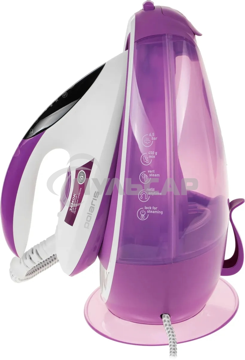 Парогенератор Polaris PSS 6540K 2400Вт белый/лиловый