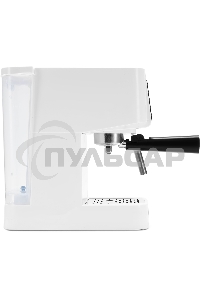 Кофеварка рожковая Hyundai HEM-3203 белый/серебристый, исп. кофе - молотый, 1.5 л, 1000 Вт, 20 бар