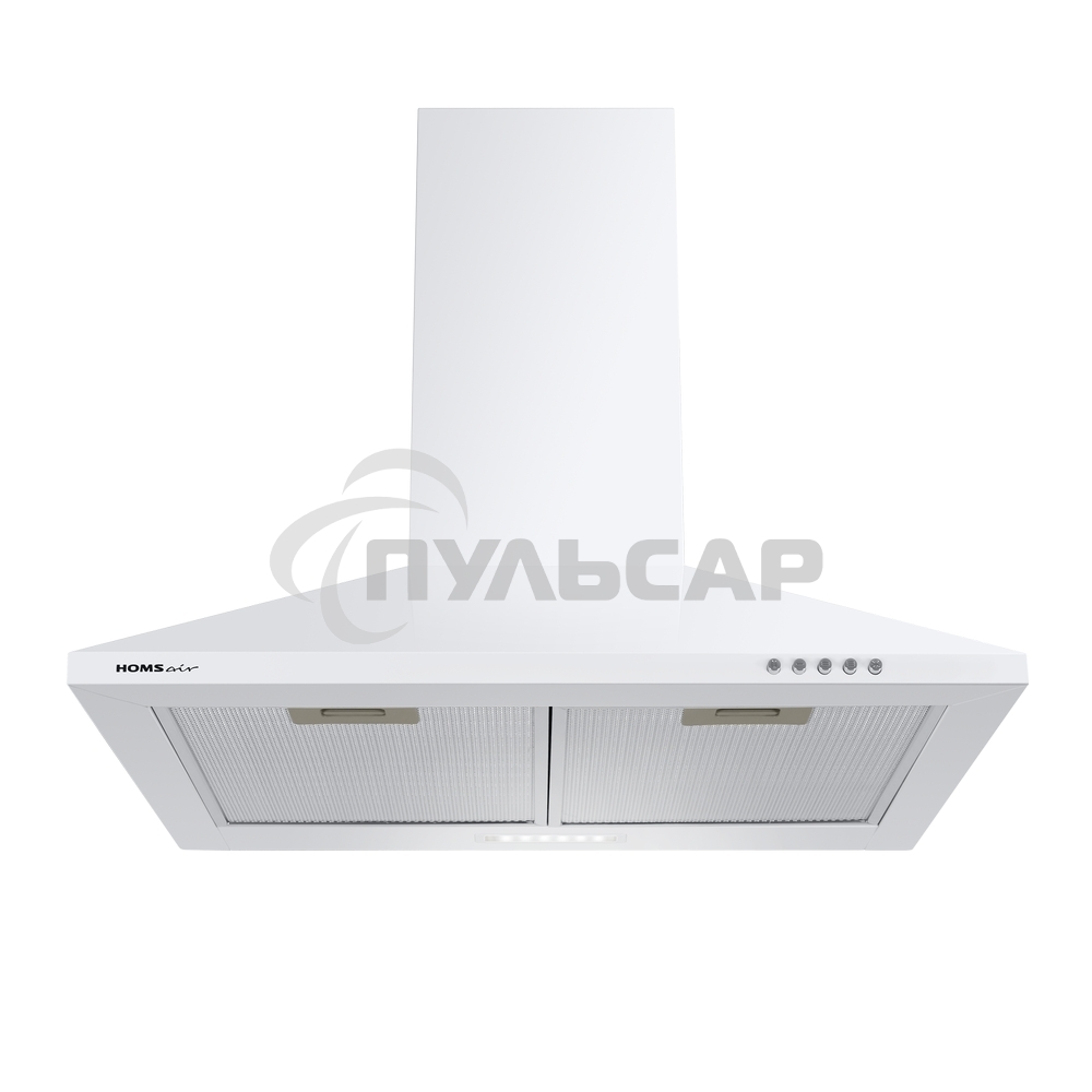 Вытяжка каминная HOMSair Delta 50 белый, 50 см, 600 куб. м/ч, 47 дБ